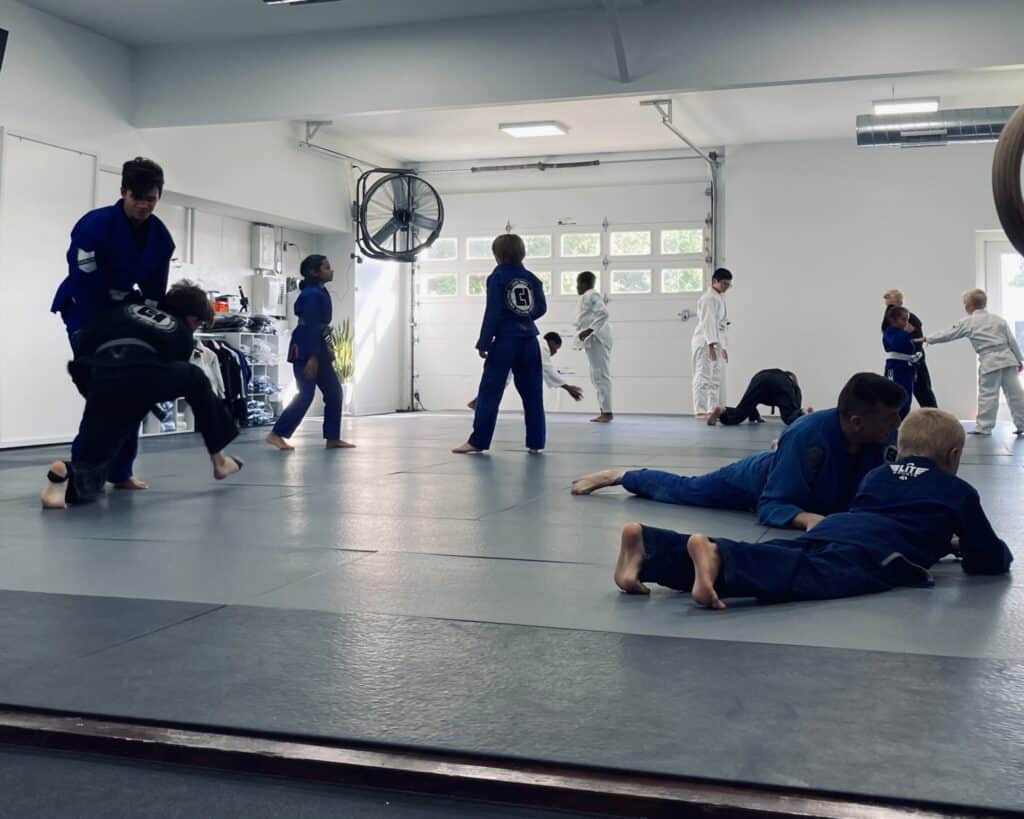 Kids' Brazilian Jiu-Jitsu Class at Sanctuary Jiu-Jitsu. 